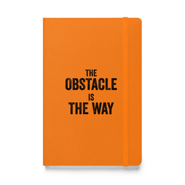 The obstacle is the way. – Marcus Aurelius (Hardcover Notebook) - Image 4