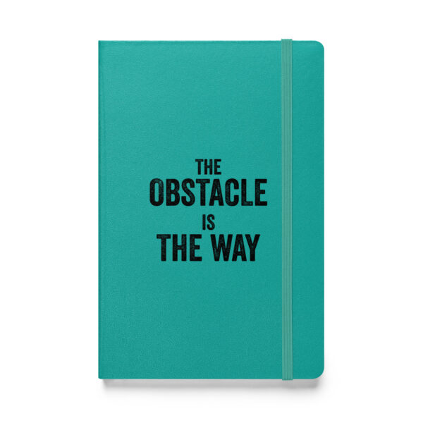 The obstacle is the way. – Marcus Aurelius (Hardcover Notebook) - Image 3