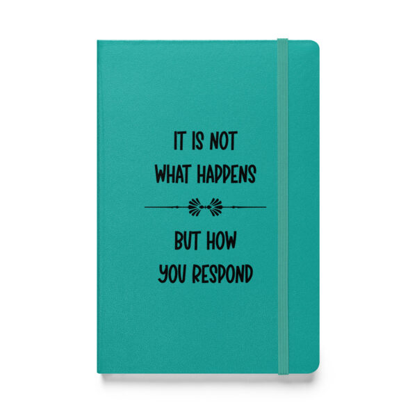 It is not what happens, but how you respond. (Hardcover Notebook) - Image 4