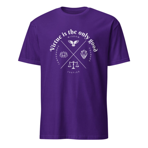 Virtue is the only good. – Seneca (T-Shirt) - Image 4
