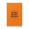 "Fortune favours the brave." – Seneca (Hardcover Notebook) - Image 4