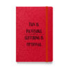 Pain is inevitable, suffering is optional. (Hardcover Notebook)