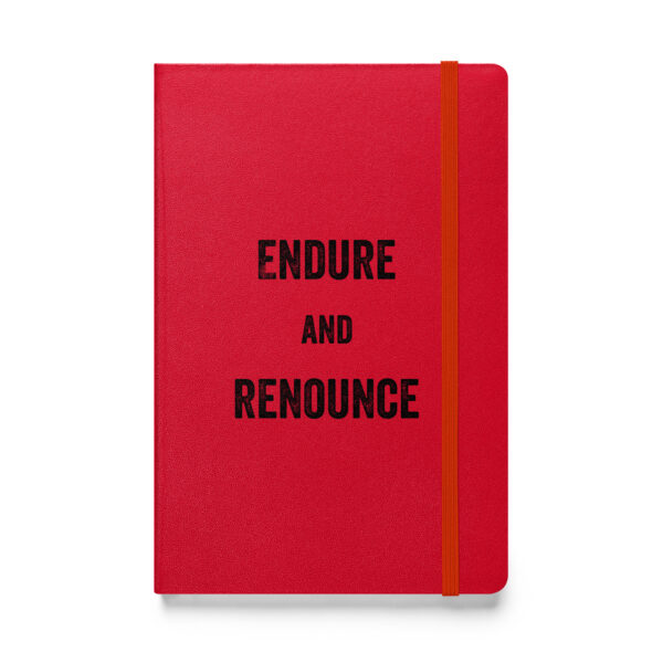 "Endure and renounce." – Epictetus (Hardcover Notebook) - Image 2