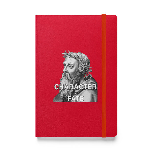 "Character is fate." – Heraclitus (Hardcover Notebook) - Image 2