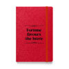 "Fortune favours the brave." – Seneca (Hardcover Notebook) - Image 2
