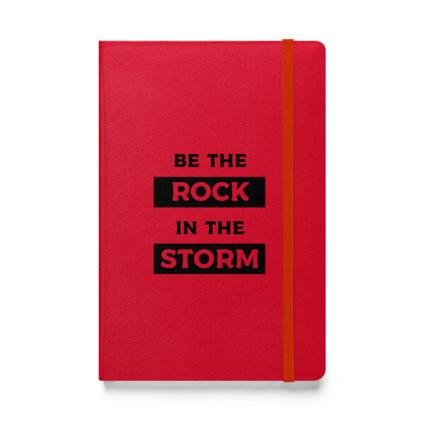 Be the rock in the storm. (Hardcover Notebook) - Image 2