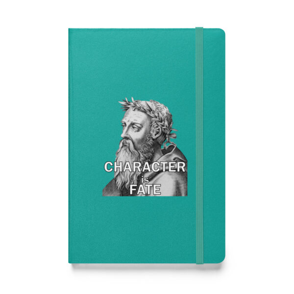 "Character is fate." – Heraclitus (Hardcover Notebook) - Image 4