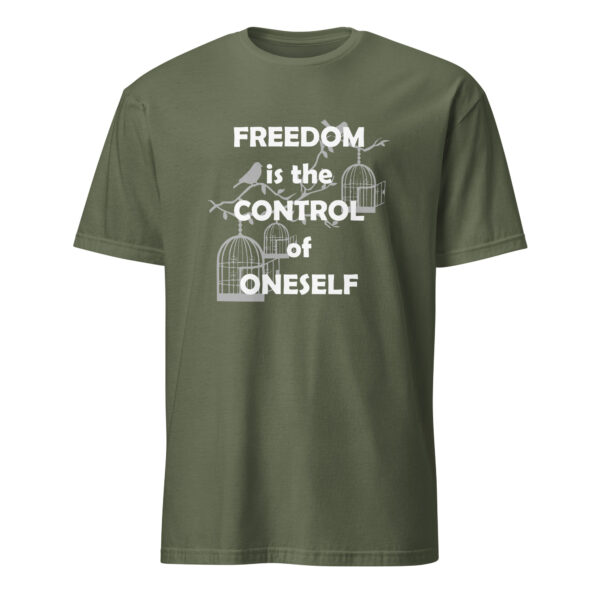 "Freedom is the control of oneself." – Epictetus (T-Shirt) - Image 5